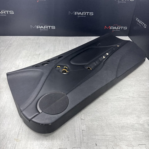 01-06 BMW E46 M3 PASSENGER RIGHT SIDE DOOR PANEL CARD BLACK OEM