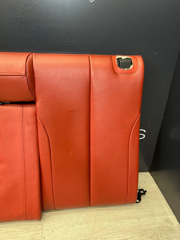 15-20 BMW F83 M4 CONVERTIBLE REAR UPPER SEAT CUSHION BACKREST SAHKIR ORANGE