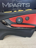 14-20 BMW F83 M4 CONVERTIBLE REAR RIGHT TRIM PANEL CARD MERINO SAKHIR ORANGE