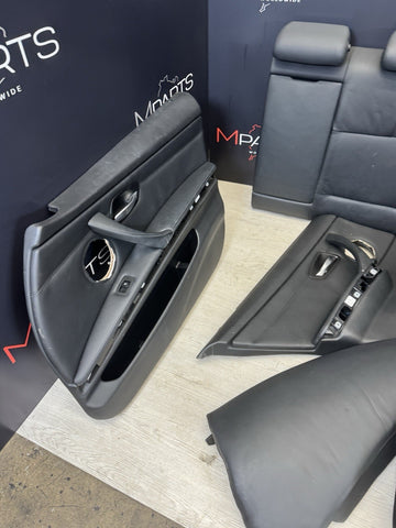 08-13 OEM BMW E90 M3 Novilo Black Sedan Seats Panels Complete Interior Set