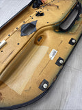 96-02 BMW Z3M Front Right Passenger Door Card Panel Cover Leather Black / Grey