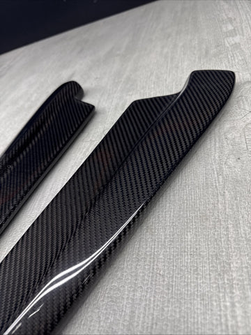BMW E92 E93 M3 08-13 Performance Carbon Fiber Rear Bumper Side Splitters