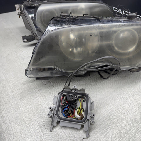 02-06 BMW E46 M3 ORIGINAL Bi Xenon Headlights Stock *Notes*