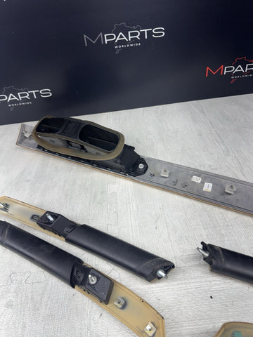 BMW E60 M5 06-08 Olive Ash Carrara Wood Interior Trim 7 Piece Trim Set