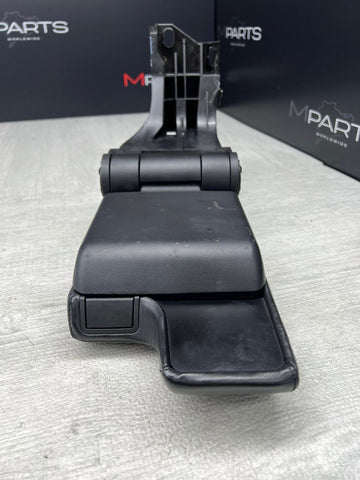 01-06 BMW E46 M3 Center Console Armrest Arm Rest Black Leather