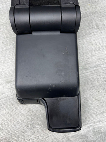 01-06 BMW E46 M3 Center Console Armrest Arm Rest Black Leather