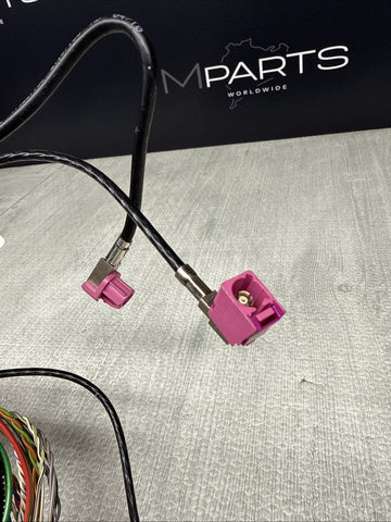 BMW OEM GENUINE E90 E92 E93 M3 RADIO WIRING HARNESS PIGTAIL PLUG WIRES