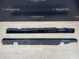 01-06 BMW E46 M3 Rocker Panel Side Skirts OEM Carbon Black