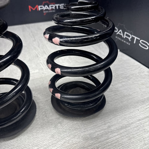 01-06 BMW E46 M3 Coupe Rear Axle Coils Springs Pair Pink Markings