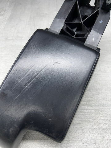 01-06 BMW E46 M3 Center Console Armrest Arm Rest Black Leather