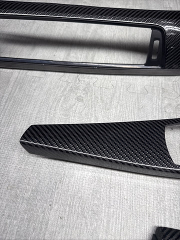 15-20 BMW F83 M4 Convertible Dash Center Console Carbon Fiber Interior Trim OEM