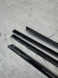 06-11 BMW E90 M3 Sedan High Gloss Shadowline Trim Moldings Rain Gutters Pair