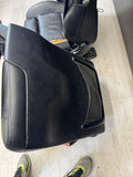 01-06 BMW E46 M3 Convertible Interior Front Non Heated Seats Black