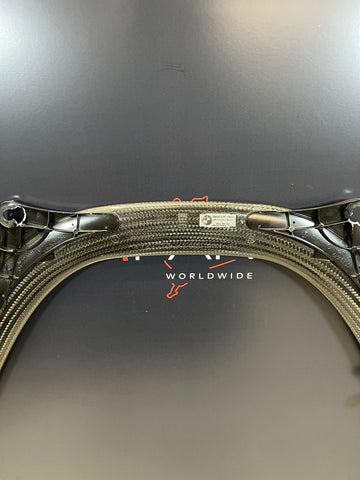 15-20 BMW F80 F82 F83 M3 M4 Carbon Fiber Strut Braces Bar OEM *Broken Tabs*