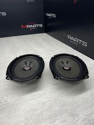 00-06 BMW E46 325CI 330CI REAR HARMAN KARDON SUBS SUBWOOFER SPEAKERS OEM PAIR