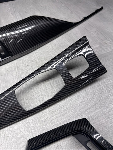 15-20 BMW F83 M4 Convertible Dash Center Console Carbon Fiber Interior Trim OEM