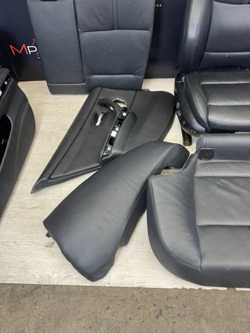 08-13 OEM BMW E90 M3 Novilo Black Sedan Seats Panels Complete Interior Set