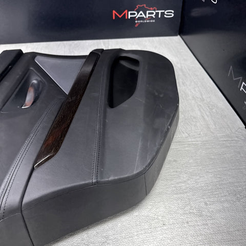 13-19 BMW F06 M6 Left Driver Rear Door Trim Panel With Sunshade