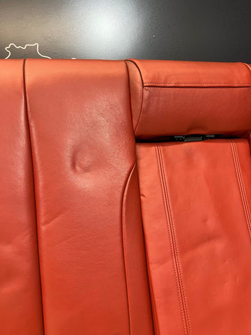 15-20 BMW F83 M4 CONVERTIBLE REAR UPPER SEAT CUSHION BACKREST SAHKIR ORANGE