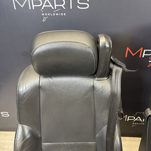 01-06 BMW E46 M3 Convertible Interior Front Non Heated Seats Black