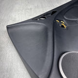 01-06 BMW E46 M3 PASSENGER RIGHT SIDE DOOR PANEL CARD BLACK OEM