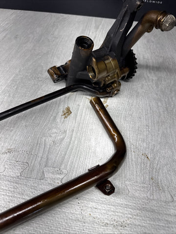 01-06 BMW E46 M3 S54 Engine Oil Pump + Pick Up Tubes
