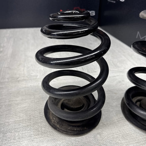 01-06 BMW E46 M3 Coupe Rear Axle Coils Springs Pair Yellow Markings