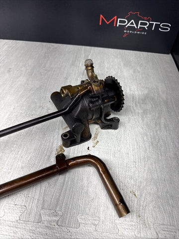 01-06 BMW E46 M3 S54 Engine Oil Pump + Pick Up Tubes