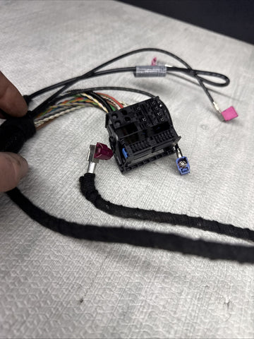 BMW OEM GENUINE E90 E92 E93 M3 RADIO WIRING HARNESS PIGTAIL PLUG WIRES