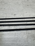 06-11 BMW E90 M3 Sedan High Gloss Shadowline Trim Moldings Rain Gutters Pair