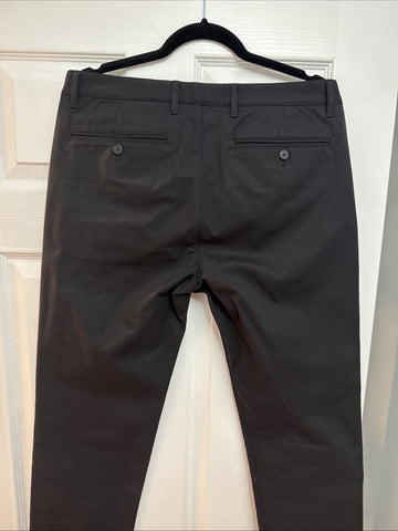 Theory Pants Men's 32 Zaine SW Neoteric Pants Straight Leg Black