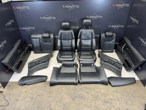 08-13 BMW E92 M3 Coupe Original Novillo Black Interior  Seats Complete
