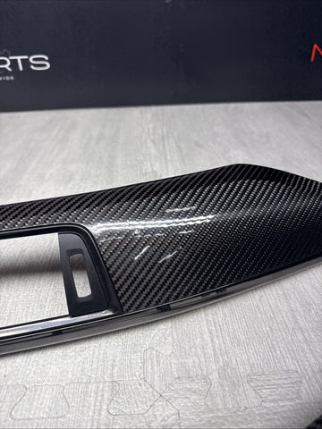 15-20 BMW F83 M4 Convertible Dash Center Console Carbon Fiber Interior Trim OEM