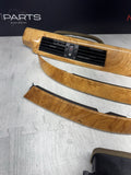 BMW E60 M5 06-08 Olive Ash Carrara Wood Interior Trim 7 Piece Trim Set