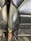 01-06 BMW E46 M3 Coupe Interior Front Seats Black Not heated