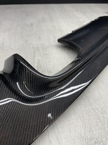 NEW 01-06 BMW E46 M3 Rear Bumper Diffuser CSL Style 2x2 Carbon Fiber Perfect Fit