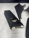 08-13 BMW E92 M3 OEM ABC PILLAR PILLARS BLACK PAIR SET *NOTES*