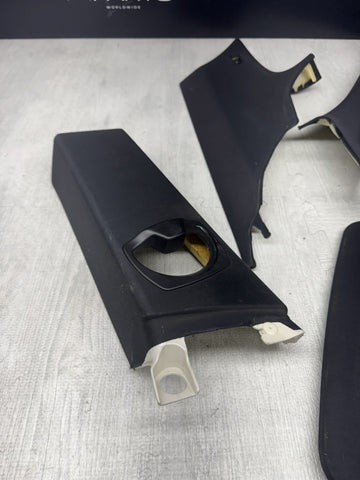 08-13 BMW E92 M3 OEM ABC PILLAR PILLARS BLACK PAIR SET *NOTES*