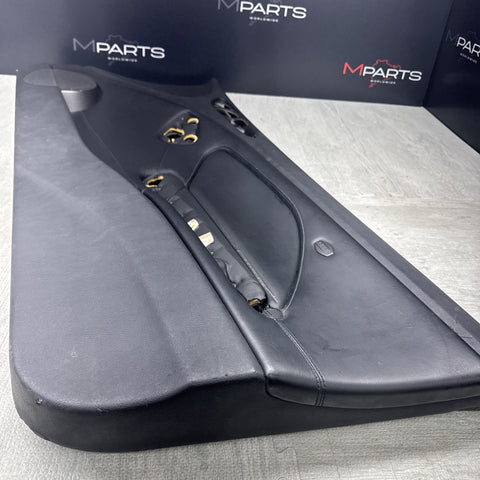 01-06 BMW E46 M3 PASSENGER RIGHT SIDE DOOR PANEL CARD BLACK OEM