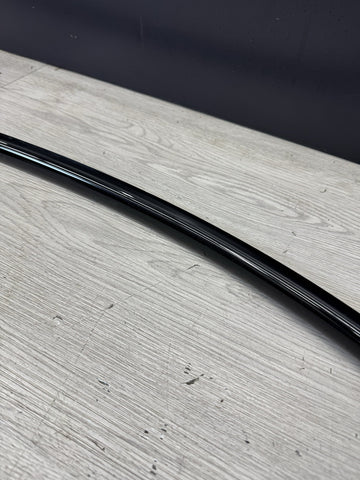 06-11 BMW E90 M3 Sedan High Gloss Shadowline Trim Moldings Rain Gutters Pair