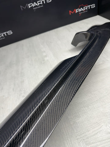 NEW 01-06 BMW E46 M3 Rear Bumper Diffuser CSL Style 2x2 Carbon Fiber Perfect Fit