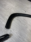 06-11 BMW E90 M3 Sedan High Gloss Shadowline Trim Moldings Rain Gutters Pair