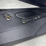 01-06 BMW E46 M3 PASSENGER RIGHT SIDE DOOR PANEL CARD BLACK OEM