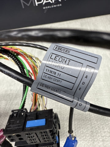 BMW OEM GENUINE E90 E92 E93 M3 RADIO WIRING HARNESS PIGTAIL PLUG WIRES