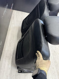01-06 BMW E46 M3 Coupe Interior Front Seats Black Not heated