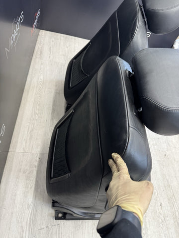 01-06 BMW E46 M3 Coupe Interior Front Seats Black Not heated