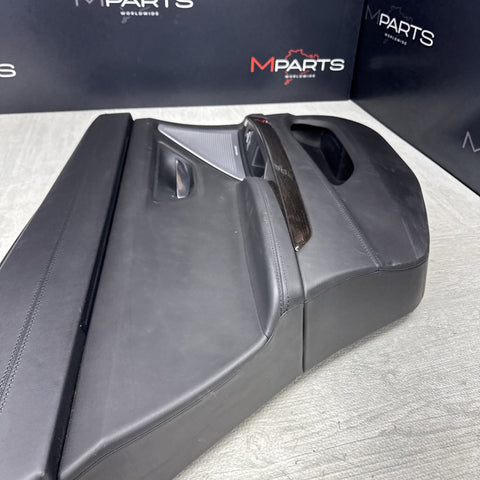 13-19 BMW F06 M6 Left Driver Rear Door Trim Panel With Sunshade
