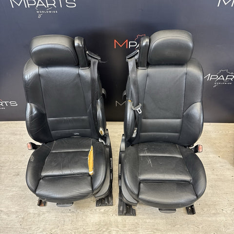 01-06 BMW E46 M3 Convertible Interior Front Non Heated Seats Black