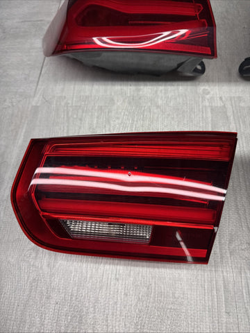 16-18 BMW F30 F36 F80 M3 LCI Rear LED Tailights Tail Lights Set OEM
