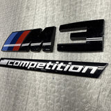 BMW G80 M3 COMPETITION REAR TRUNK EMBLEM LOGO BADGE 51148084161 ORIGINAL
